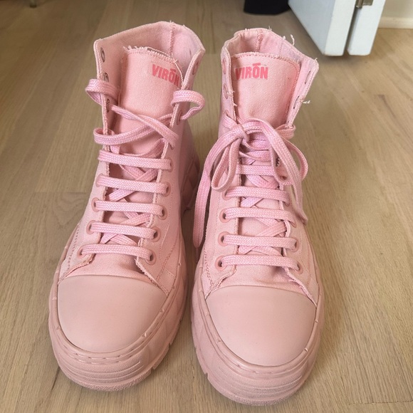 Virón Pink platform shoes - Picture 2 of 9